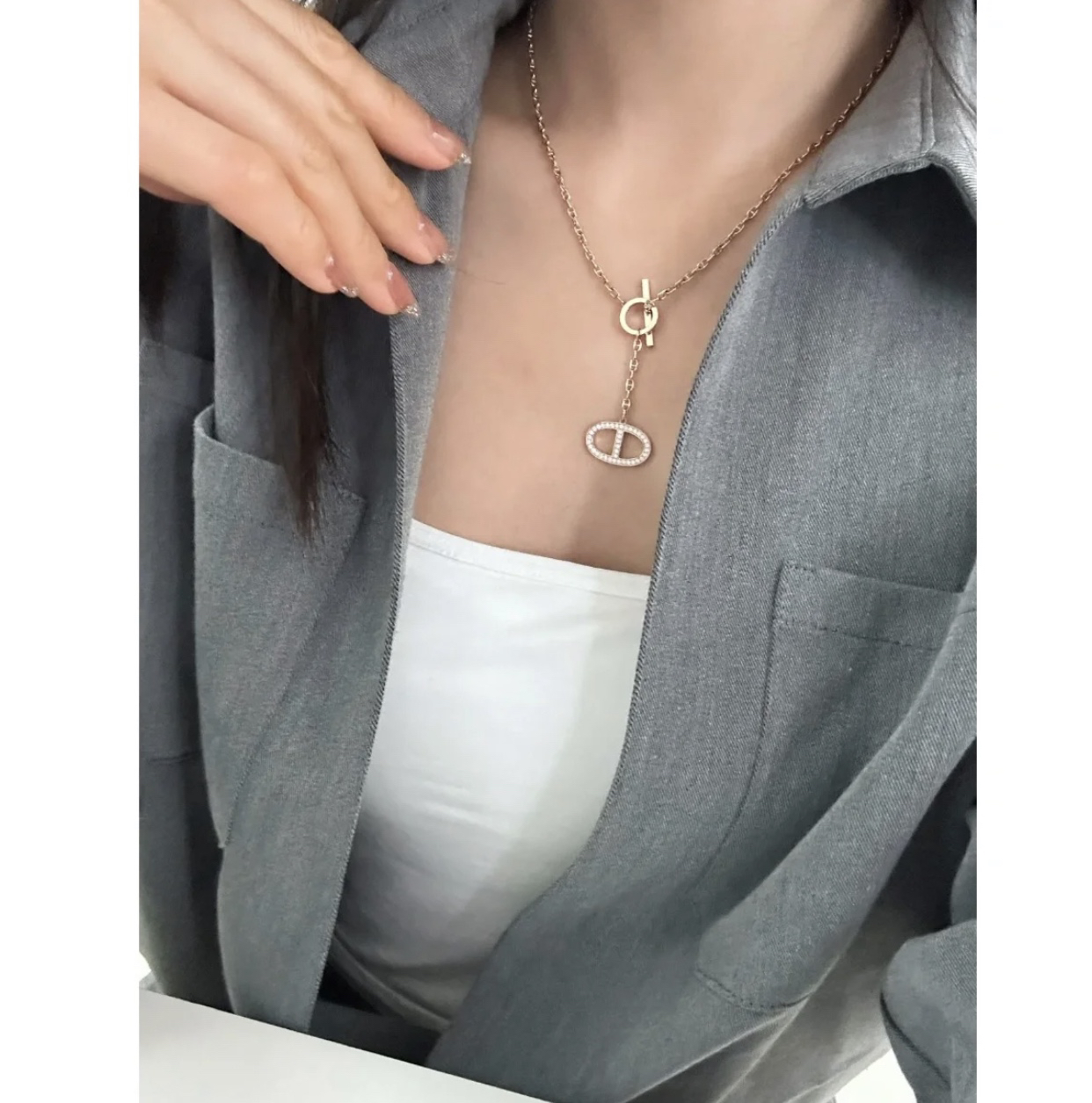 Hermes necklace-75