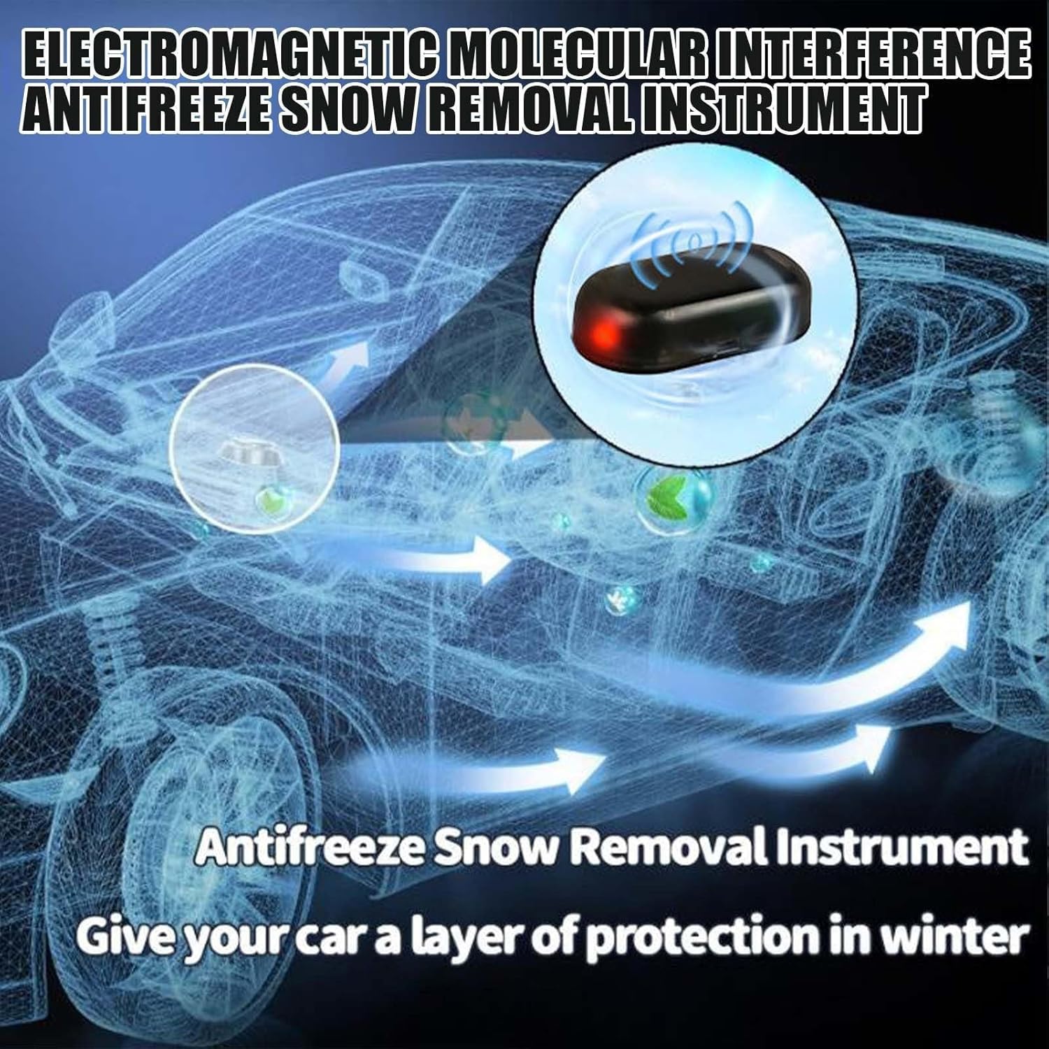 Electromagnetic Antifreeze Snow Removal Devic