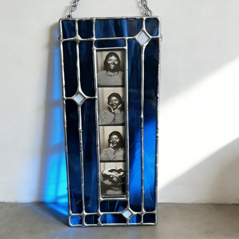 ✨Handmade Stained Glass Photobooth Frame