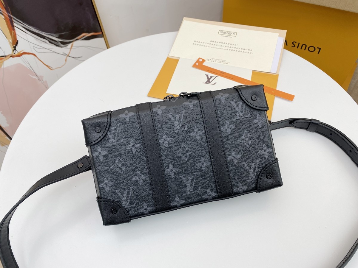 Original  Louis Vuitton M69838 Trunk Wallet Monogram Eclipse Coated Canvas