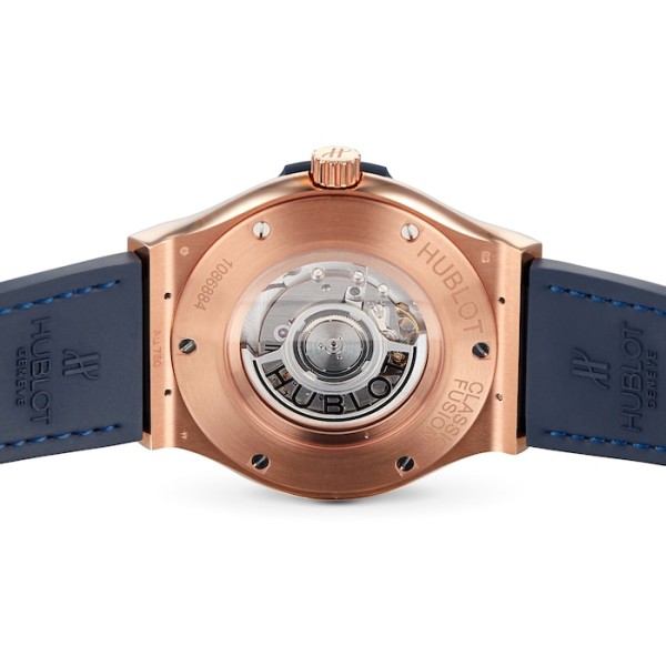 Classic Fusion Men Automatic Blue Leather Watch 511.OX.7180.LR