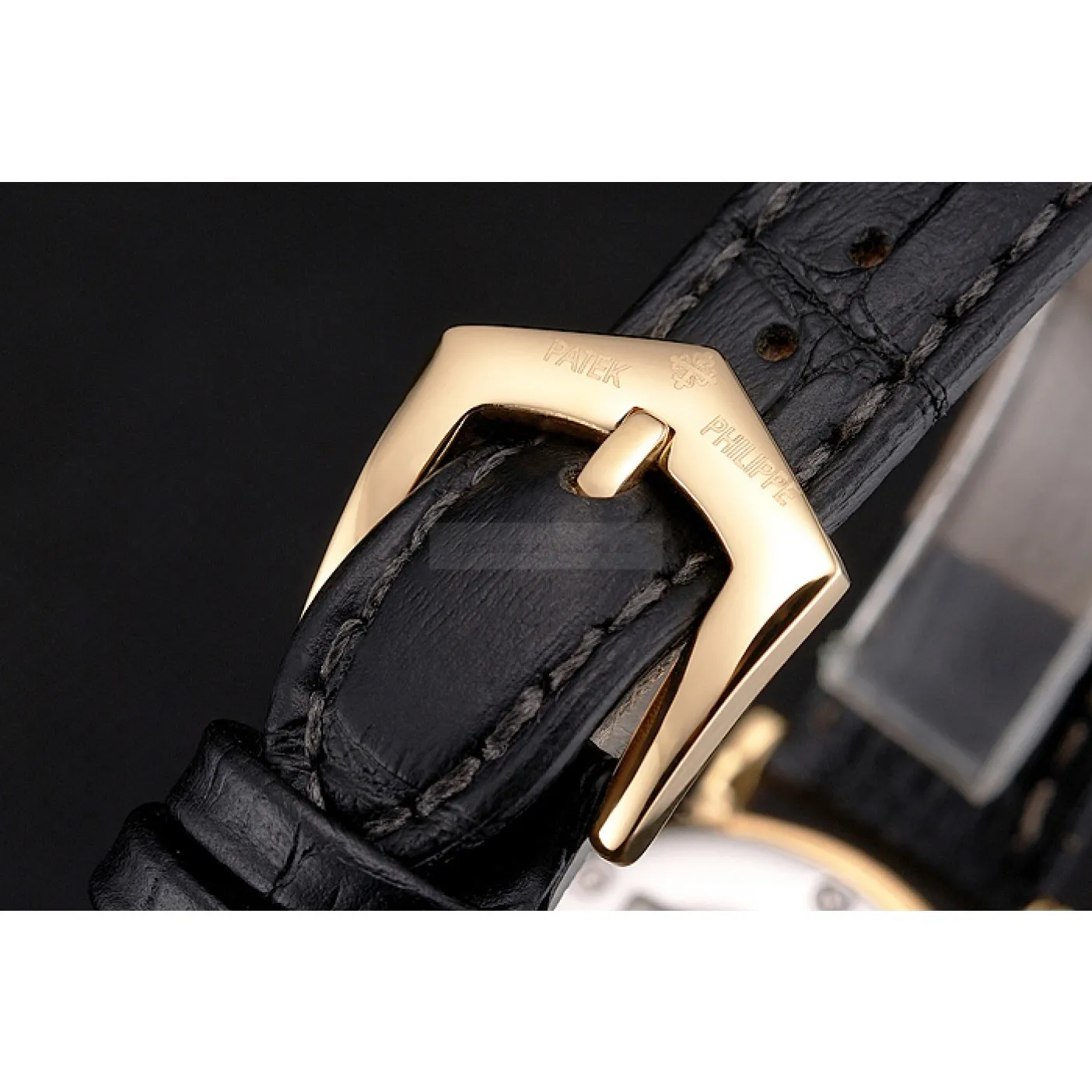 Calatrava White & Diamond Dial 28 mm, Yellow Gold Plated