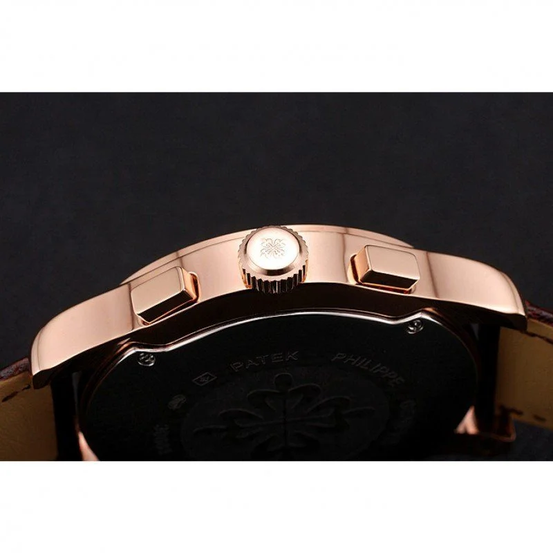 Chronograph Dial White 43 mm, Rose Gold Plated
