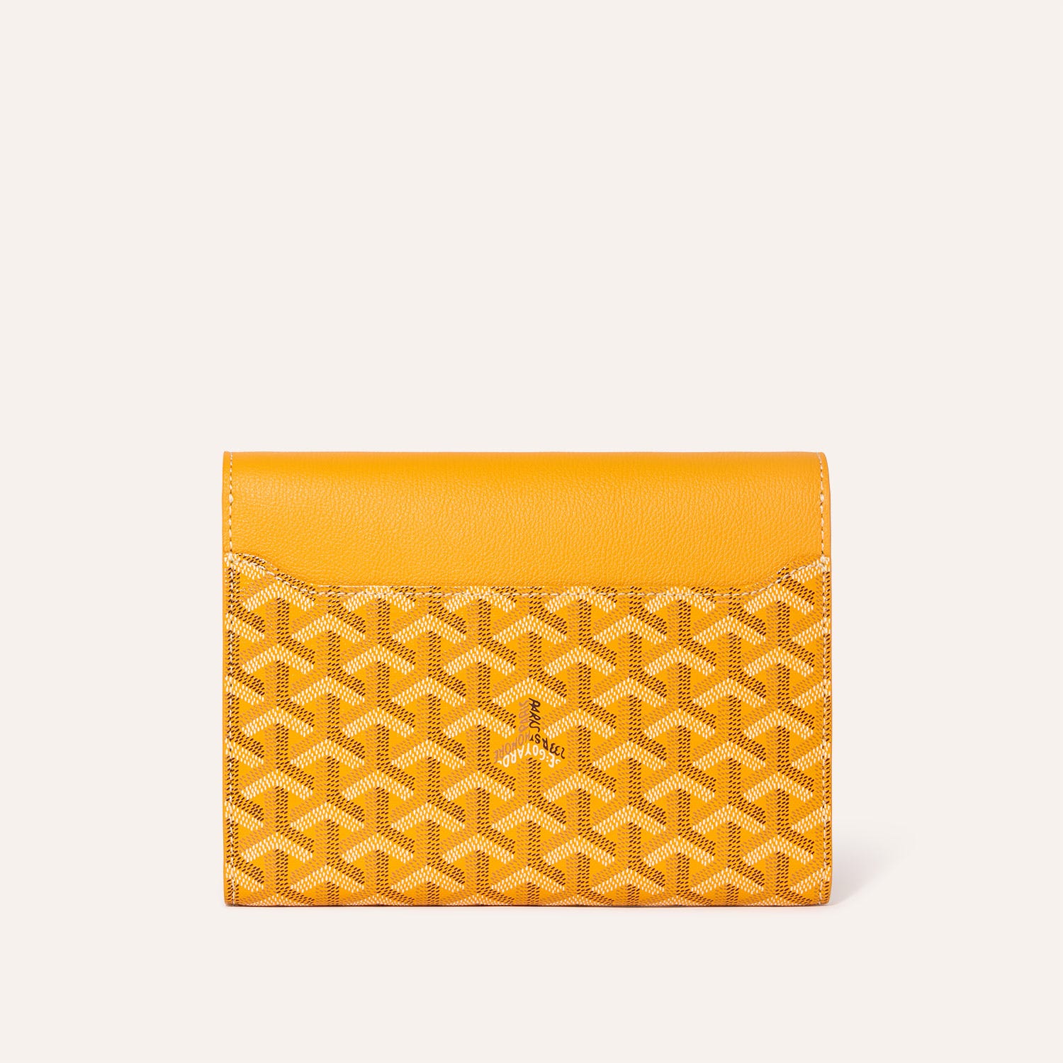 Chypre Wallet-Pouch Stripes and Initials