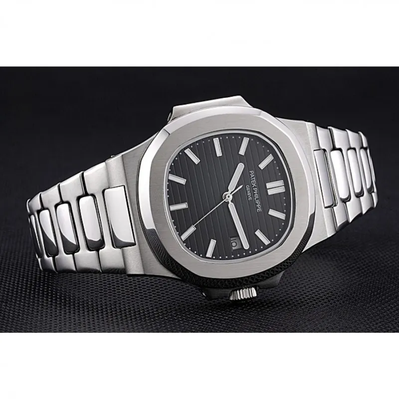 Nautilus 3711/1B Dial Black 39 mm, Stainless Steel
