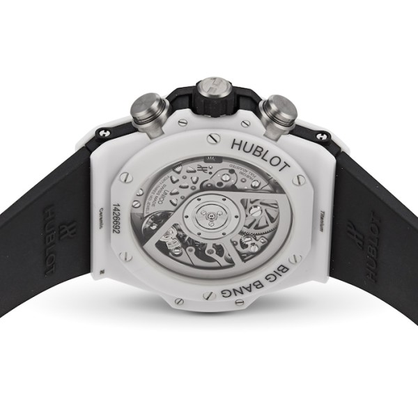 Big Bang Men Automatic White Rubber Watch 441.HX.1170.RX