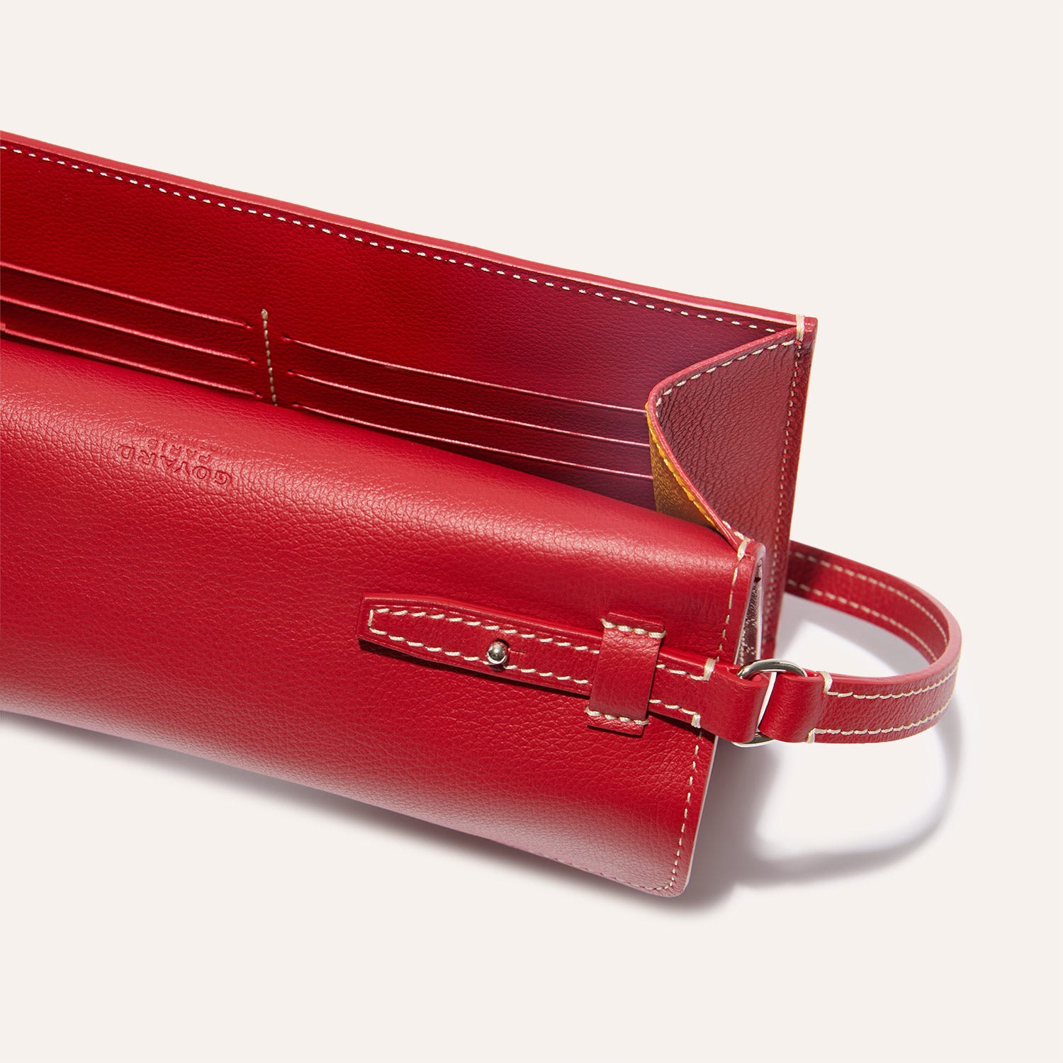 Chypre Wallet-Pouch Stripes and Initials