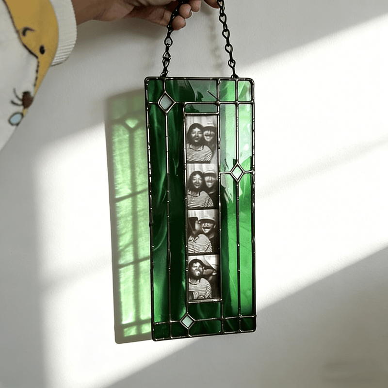 ✨Handmade Stained Glass Photobooth Frame