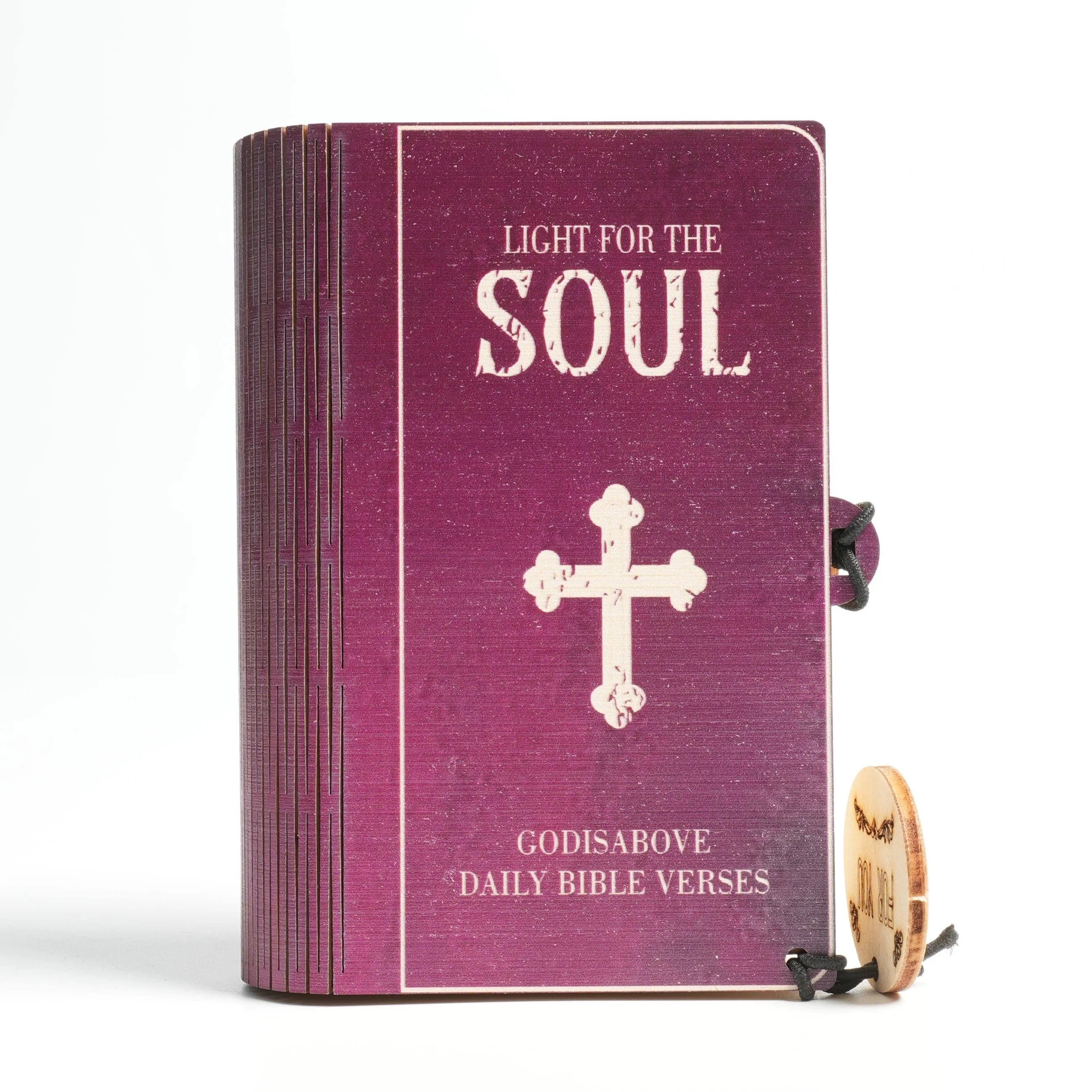 🎁 ✝️Handmade Wooden Bible Verses Box - Daily Bible Verses (🎁 A Reminder of God's Words💖)