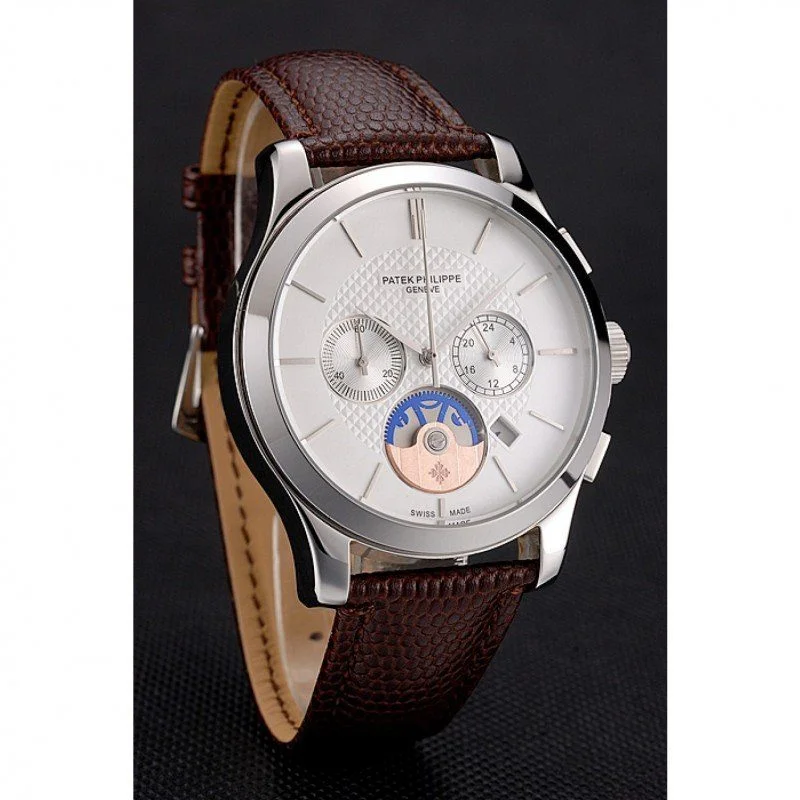 Chronograph Dial White 43 mm, Stainless Steel
