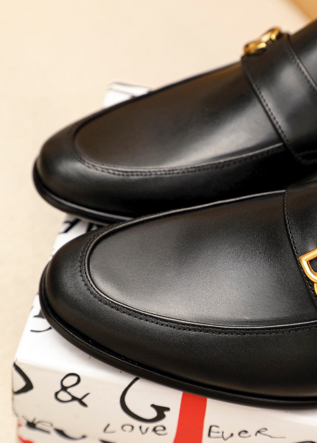 D&G men's leather shoes-53
