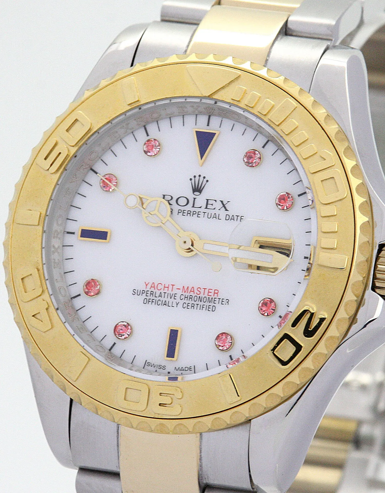 Yacht-Master Red Diamond and White dial 16623