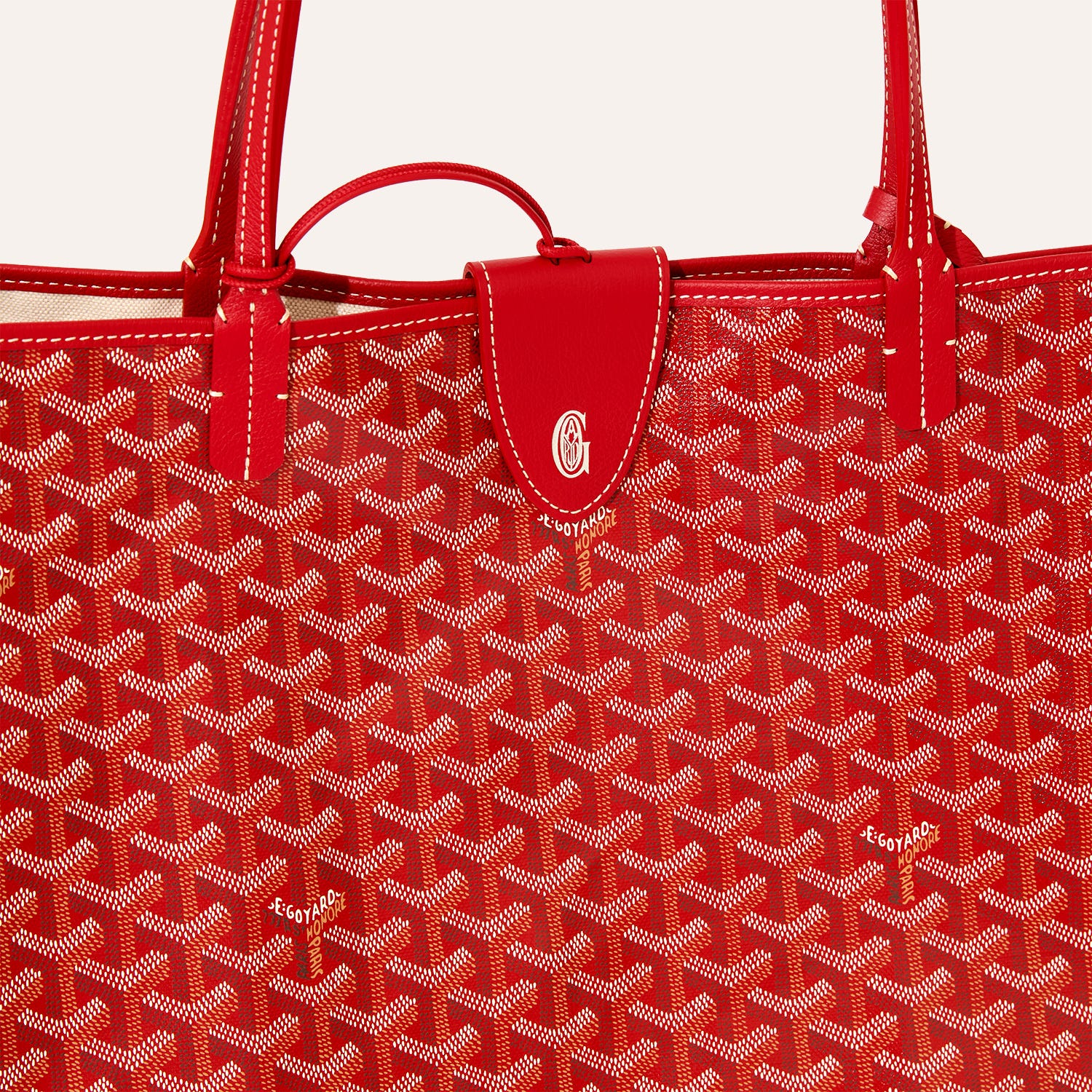 Saint Louis GM bag Stripes and Initials