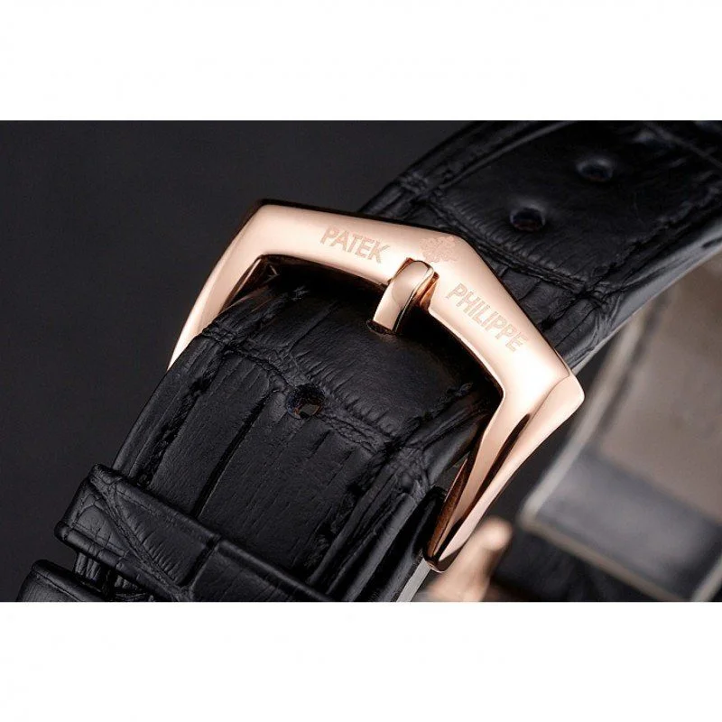 Calatrava Date Dial White 40 mm, Rose Gold Plated