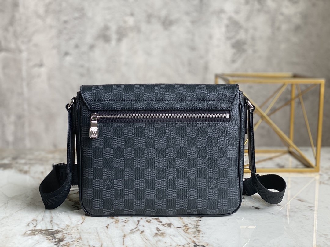 Louis Vuitton N42711 District PM Messenger Bag Coated Canvas