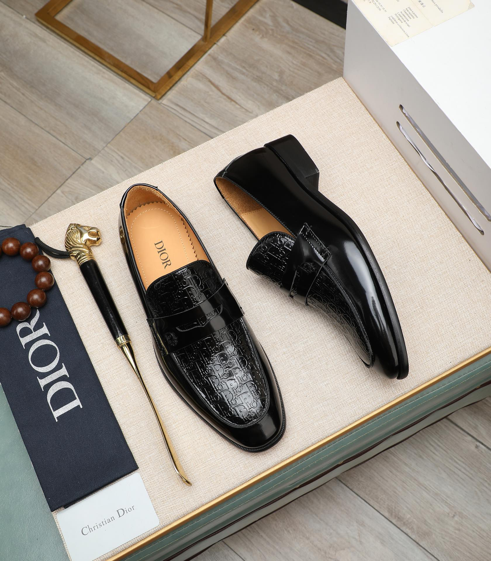Dior men's leather shoes-45