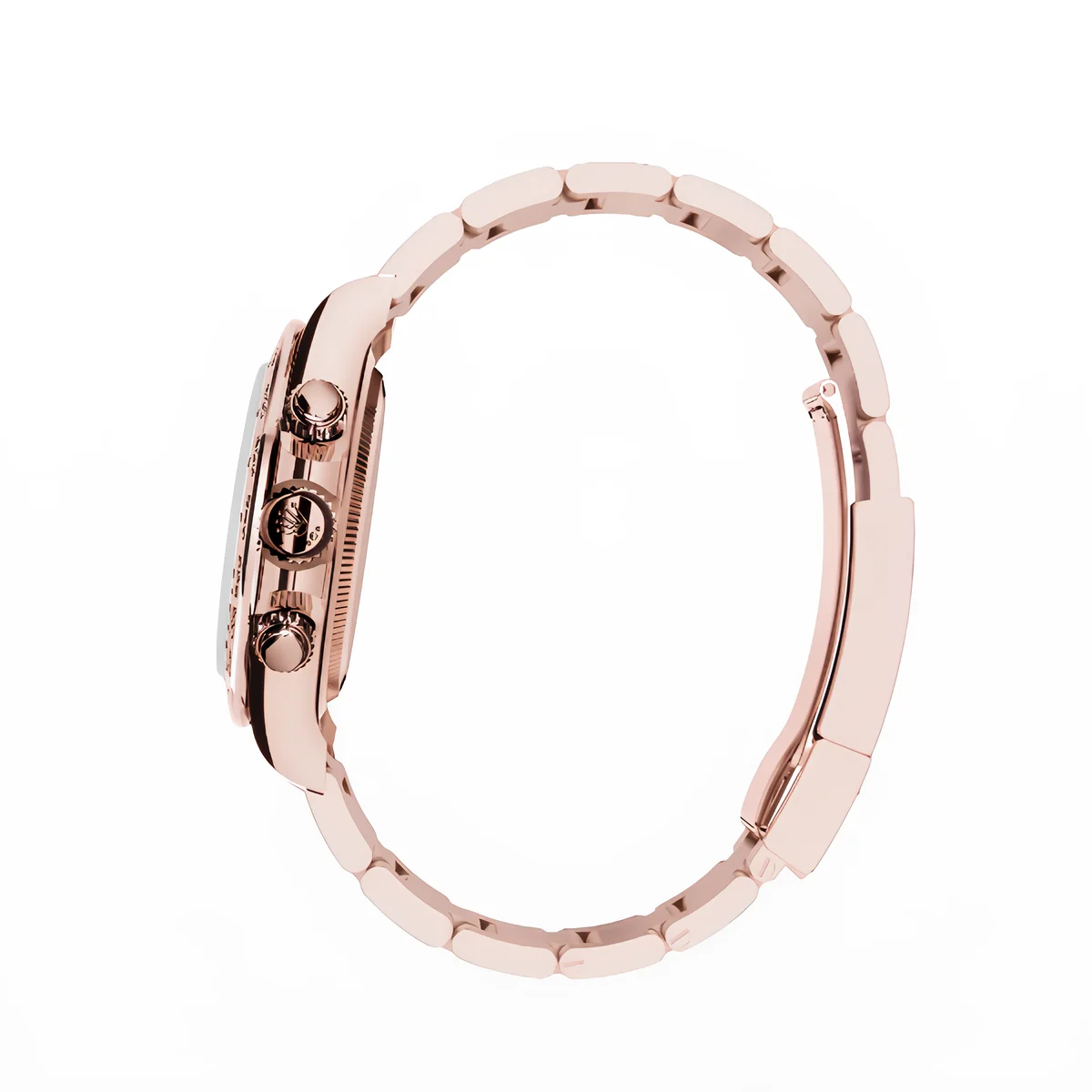 Daytona Cosmograph: Oyster, Everose gold, Sundust and bright black dial, Oyster bracelet, m126505-0003