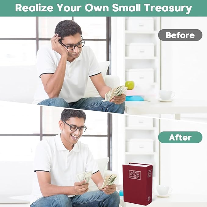 Diversion Book Safe Box with Combination Lock