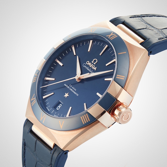Constellation Co-Axial Master Chronometer 41mm Mens Watch Rose Gold