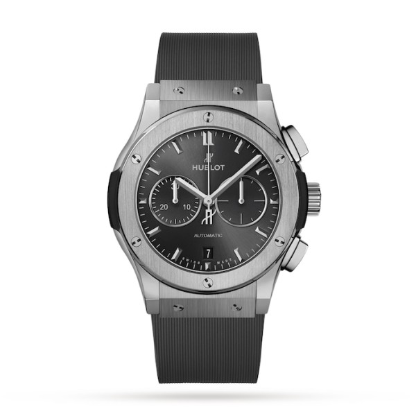 Classic Fusion Men Automatic Grey Rubber Watch 541.NX.7070.RX