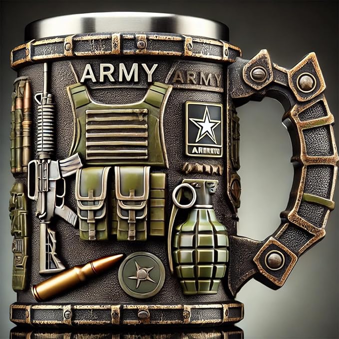 250th Anniversary Mugs Military 3D Mug