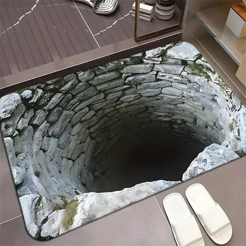 🔥LAST DAY 49% OFF🔥Visual Illusion Endless Abyss Pattern HD Printed Non-Slip Doormat