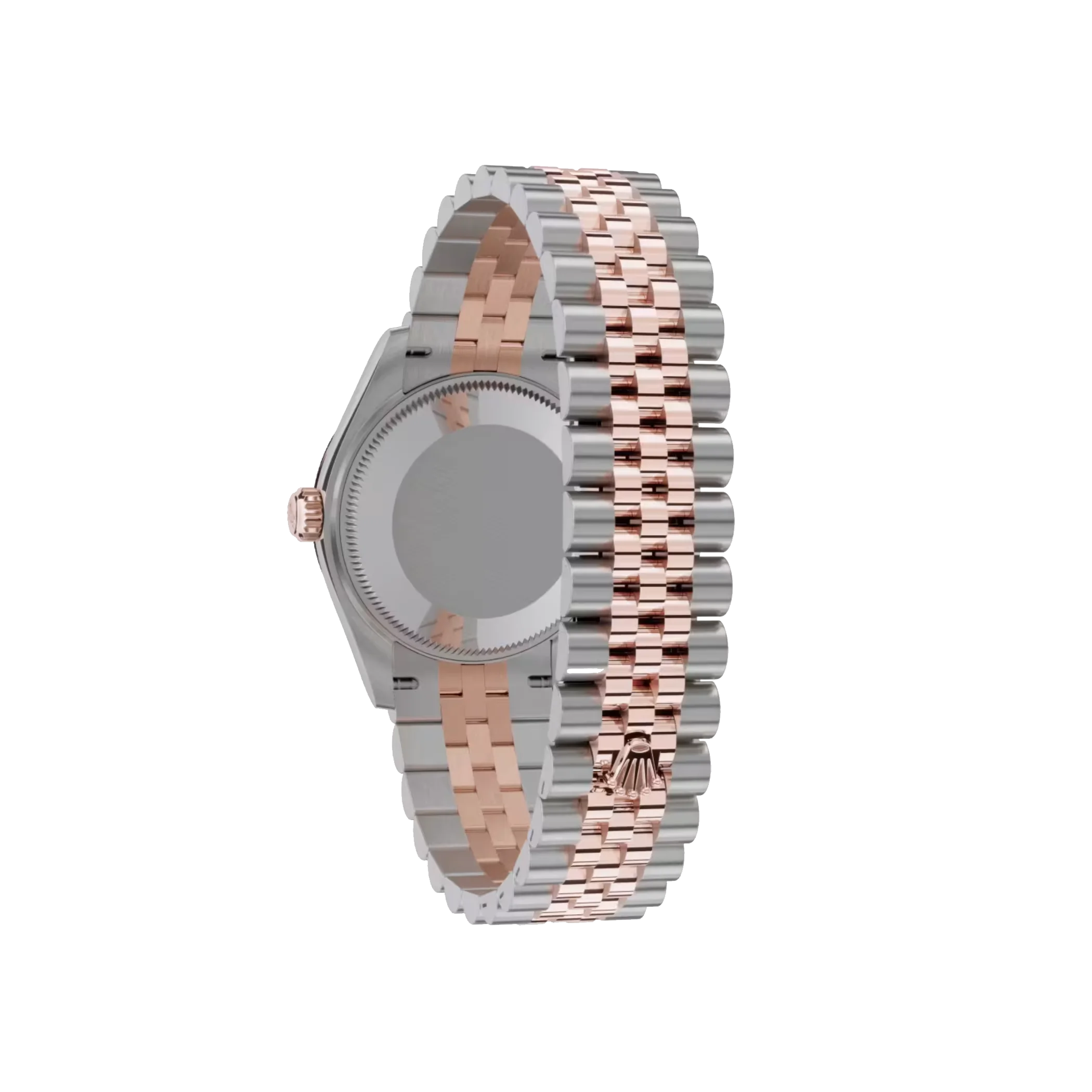 Datejust: Oystersteel and Everose gold, chocolate, diamond-set, m126301-0004