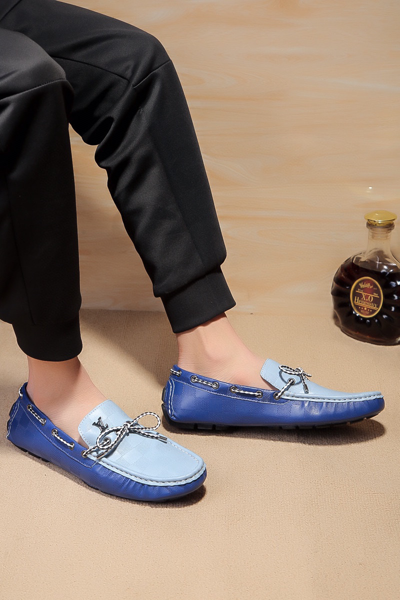LV women's leather shoes-33