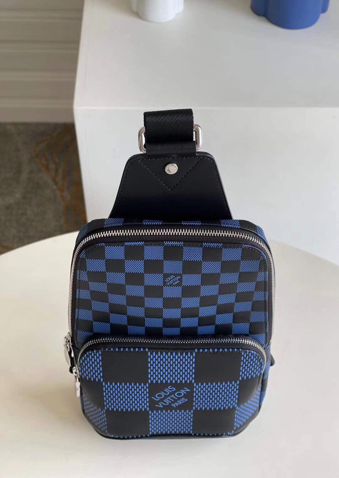 Nice Price Louis Vuittion N50024 Avenue Slingbag Navy Damier Infini 3D Cowhide Leather