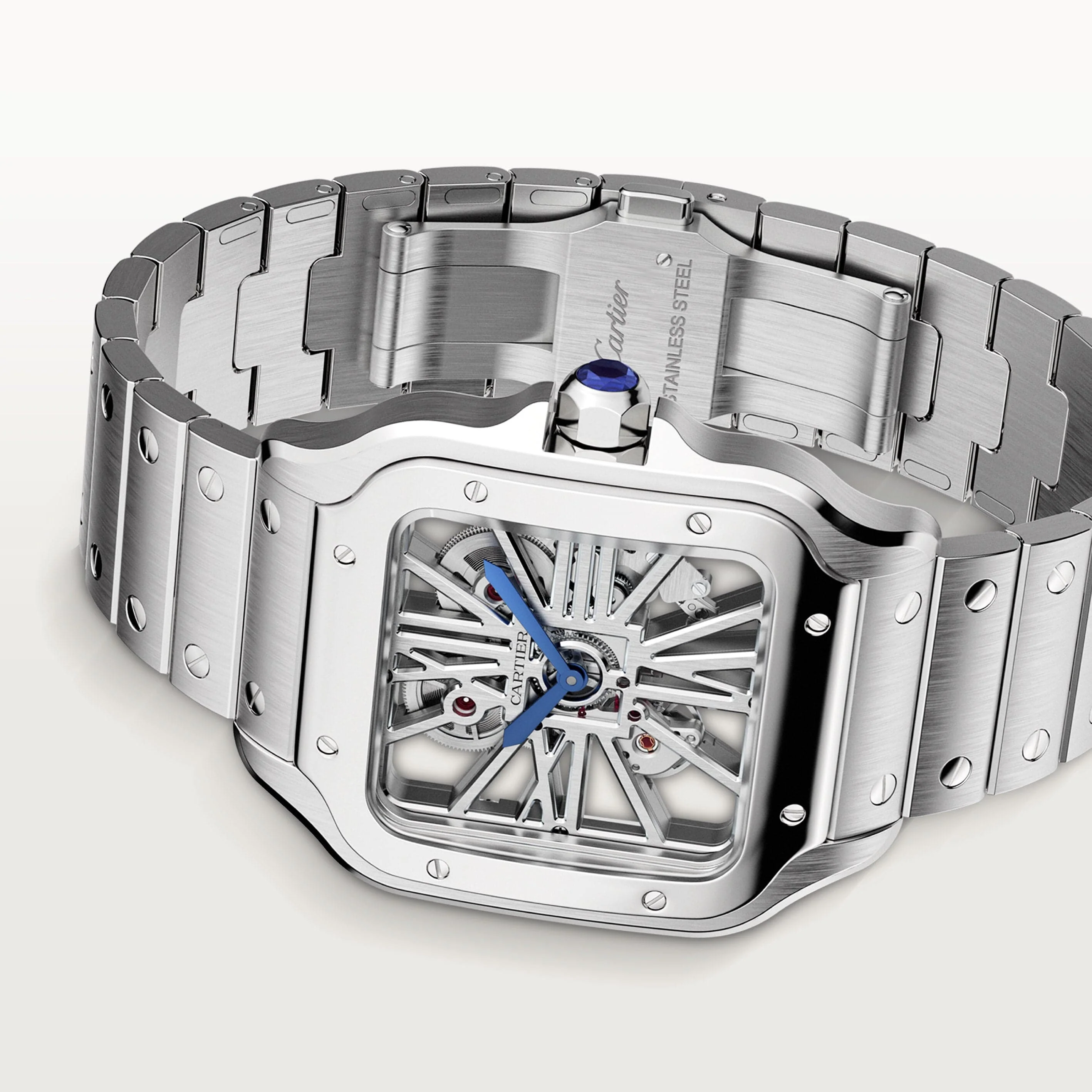 Santos de skeleton watch CRWHSA0015(Box NOT Included)