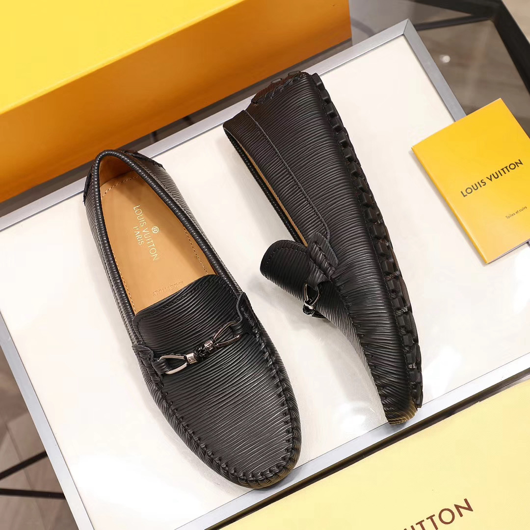 LV women's leather shoes-27