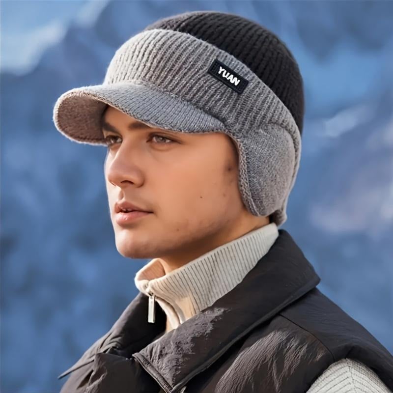 💥2025 HOT SALE❄️ Men's Winter Knitted Earflap Hat