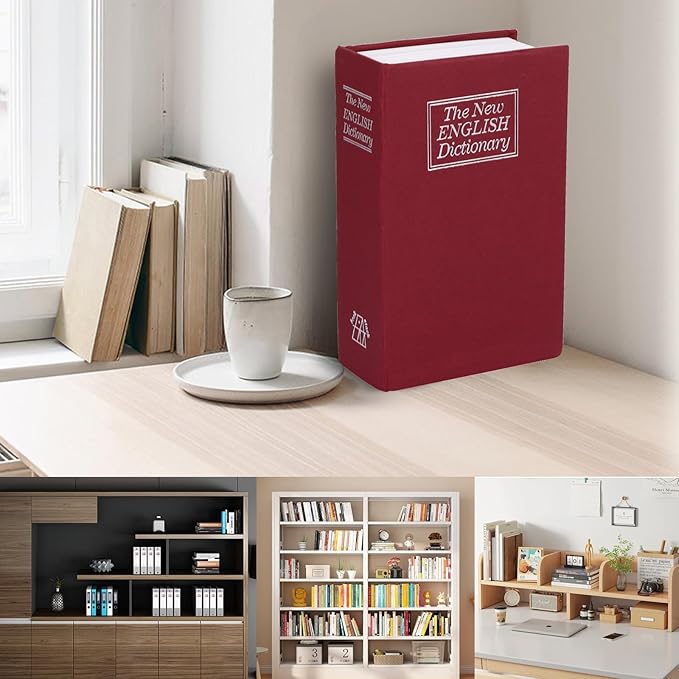 Diversion Book Safe Box with Combination Lock