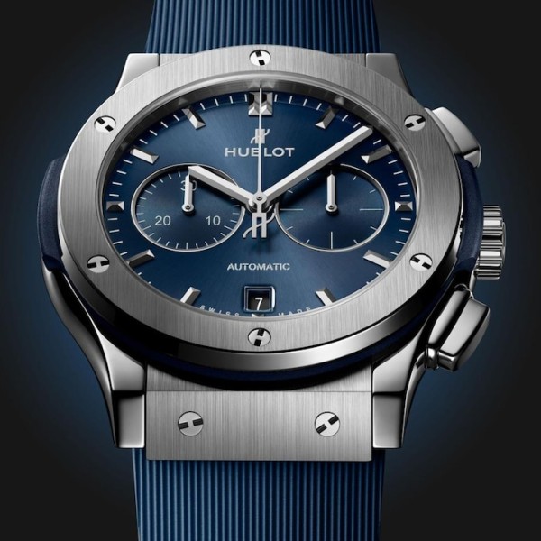 Classic Fusion Men Automatic Blue Rubber Watch 541.NX.7170.RX