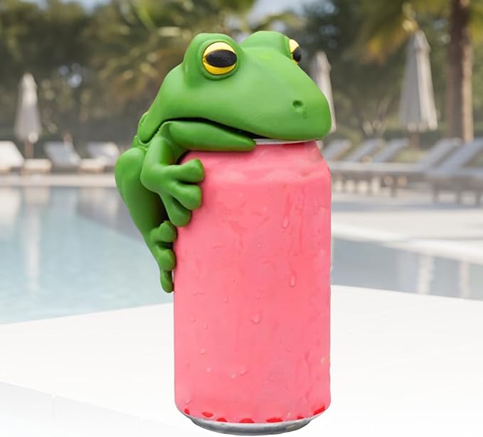 Frog Can Cover,Lily Pad Cupholder
