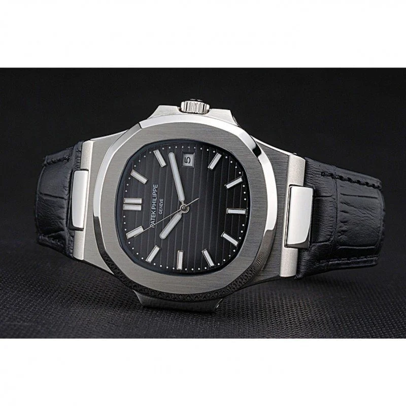 Nautilus 5711G-001 Dial Black 40 mm, Stainless Steel