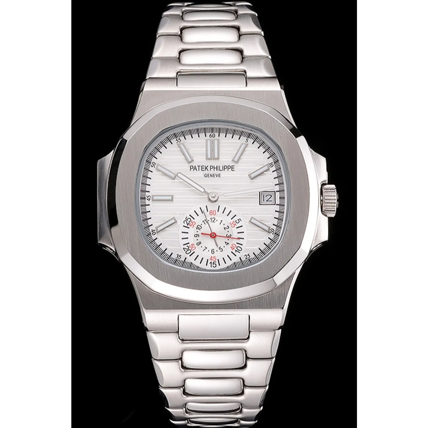 Nautilus 5980/1A-019 Dial White 40 mm, Stainless Steel
