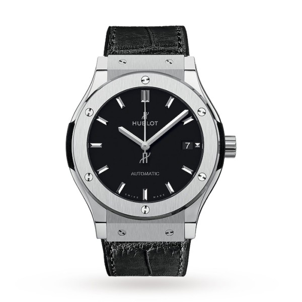 Classic Fusion Men Automatic Black Leather Watch 542.NX.1171.LR