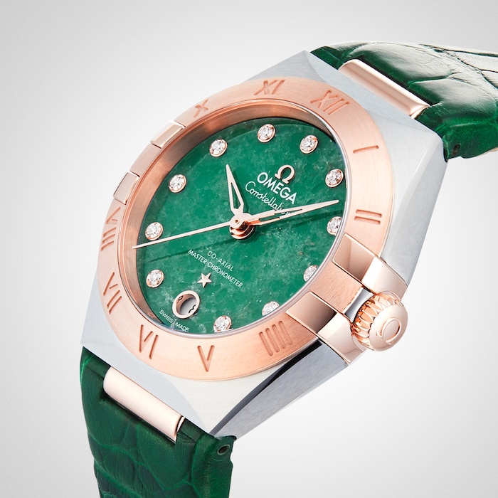 Constellation Co-Axial Master Chronometer 29mm Ladies Watch Green