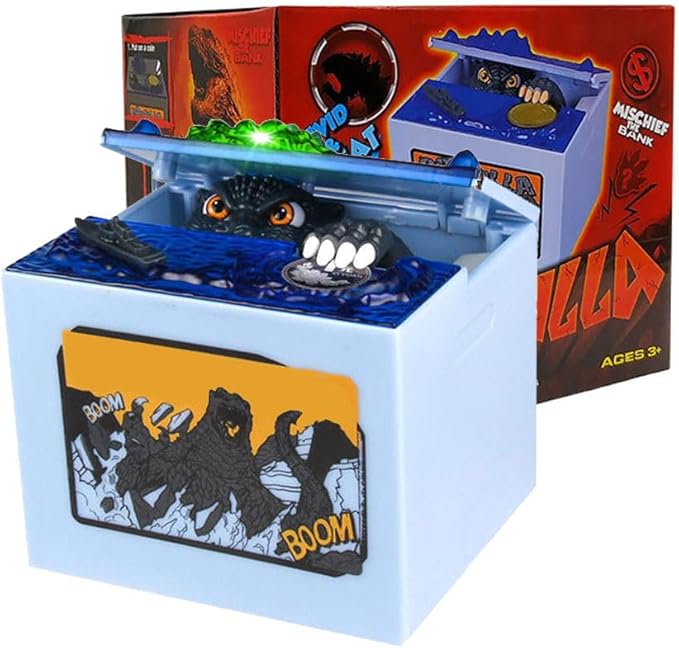 Monster Stealing Piggy Bank, Electronic Chirldren Cash Box Money Bank Toy