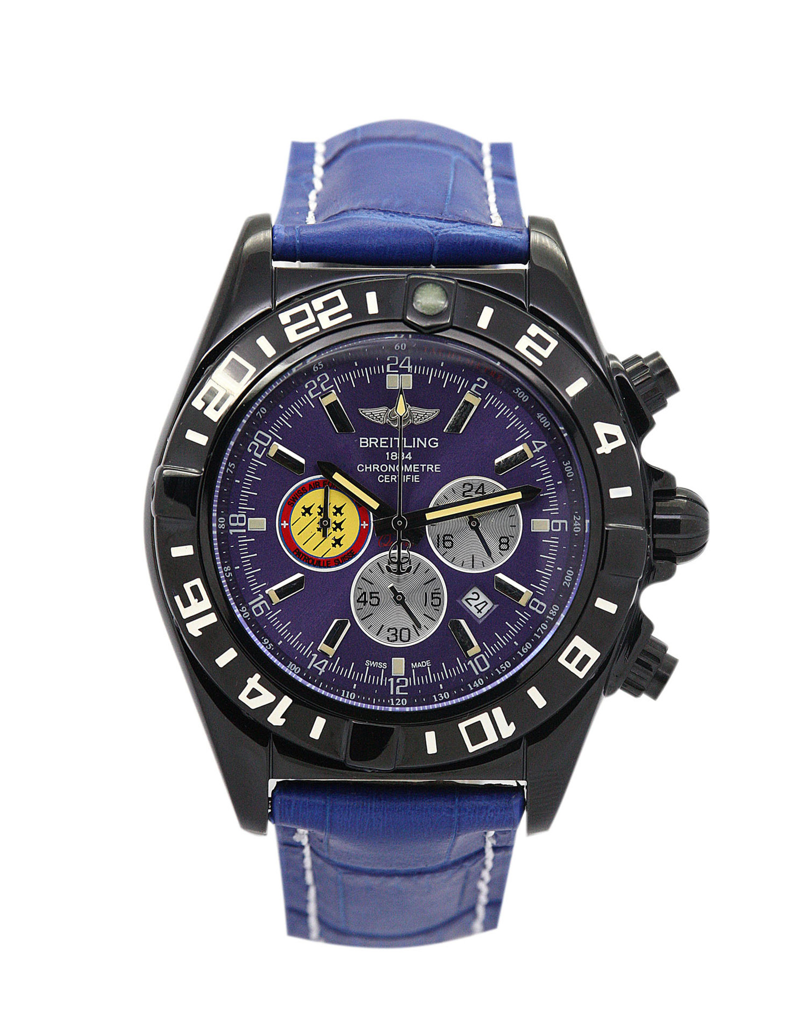 Chronomat Blue Dial Stick Markers