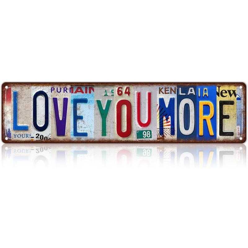 🔥Last Day 49% OFF💖Love You More Vintage Wall Sign