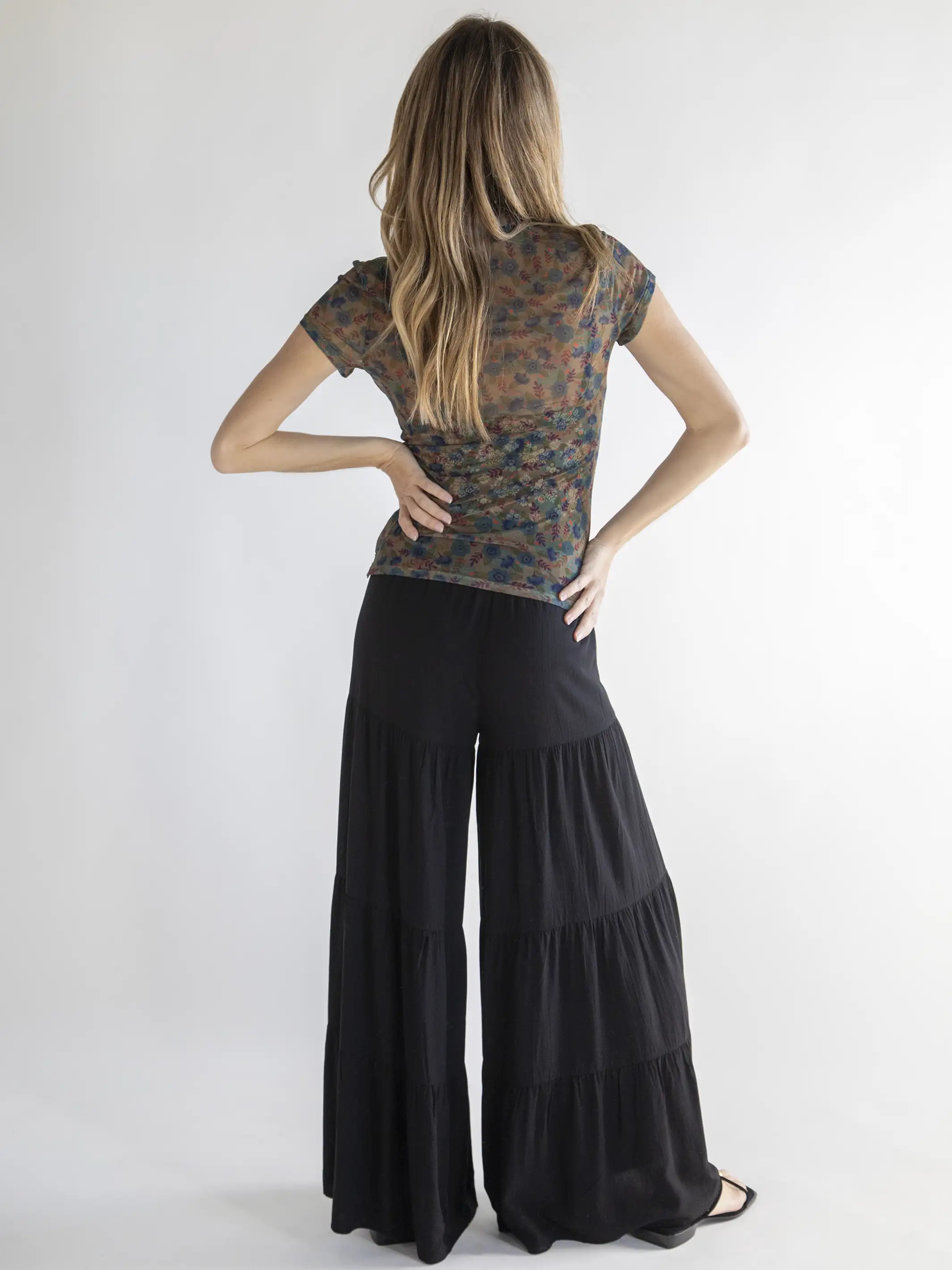Patti Palazzo Pant - Black