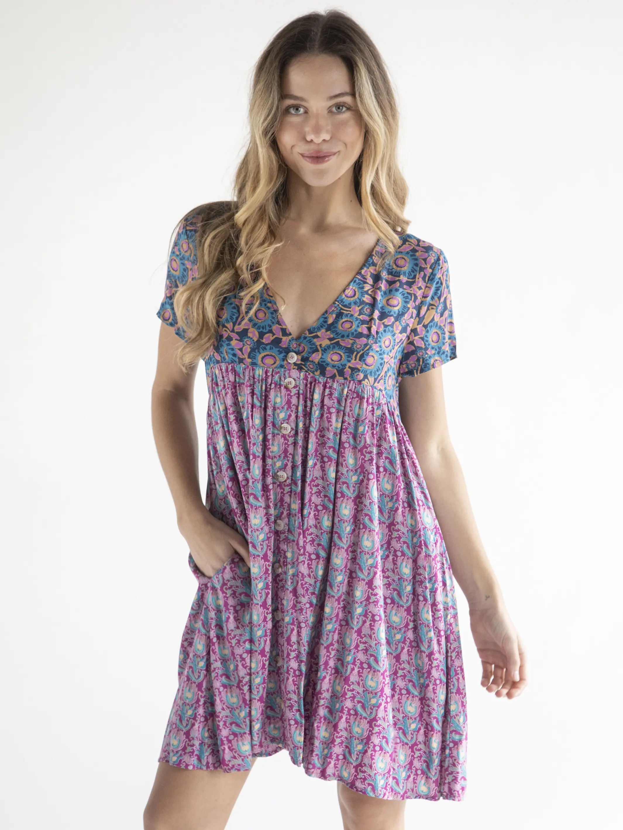 Avery Dress - Multi Floral