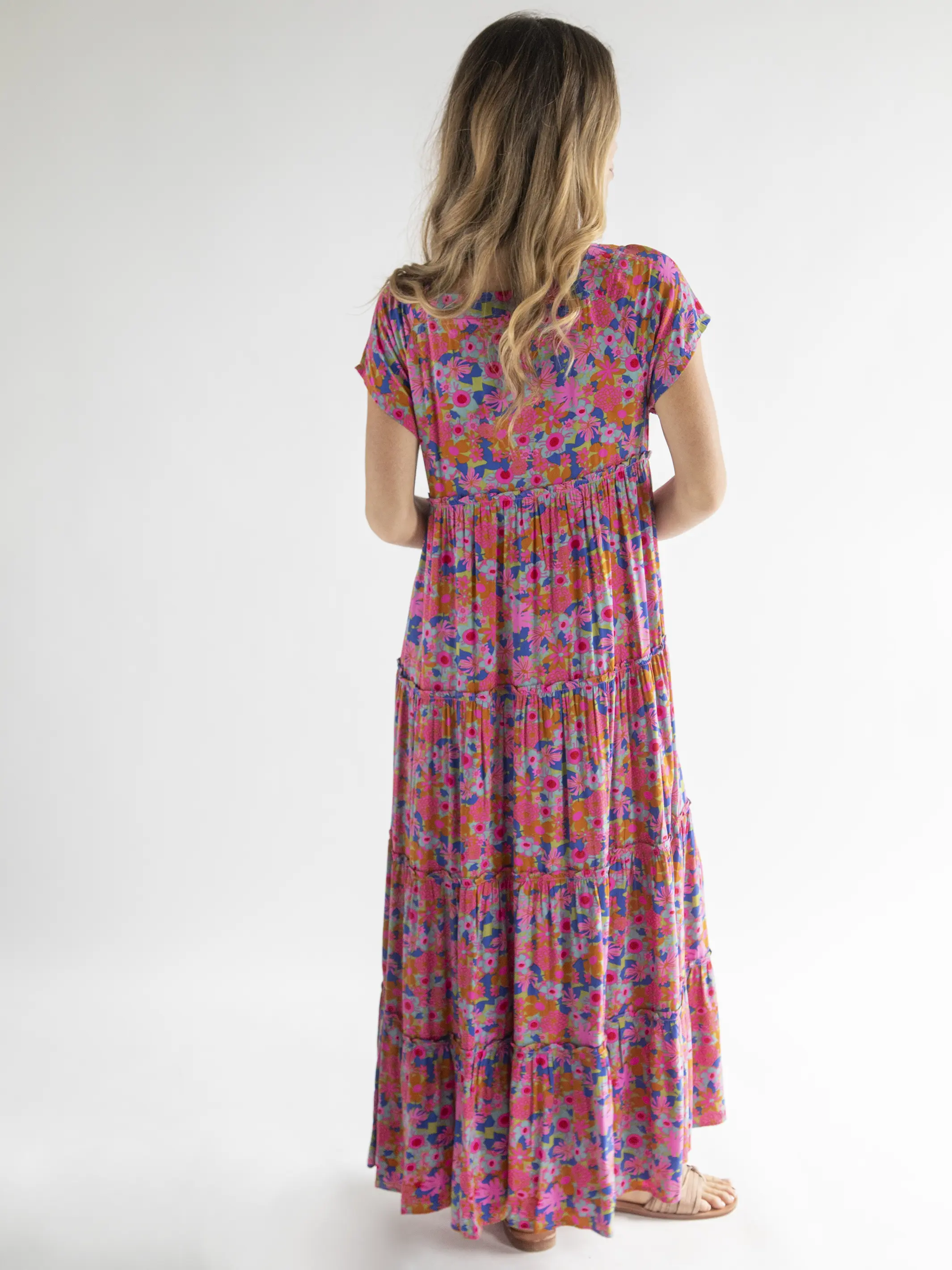 Berkley Maxi Dress - Rust Orchid Pink