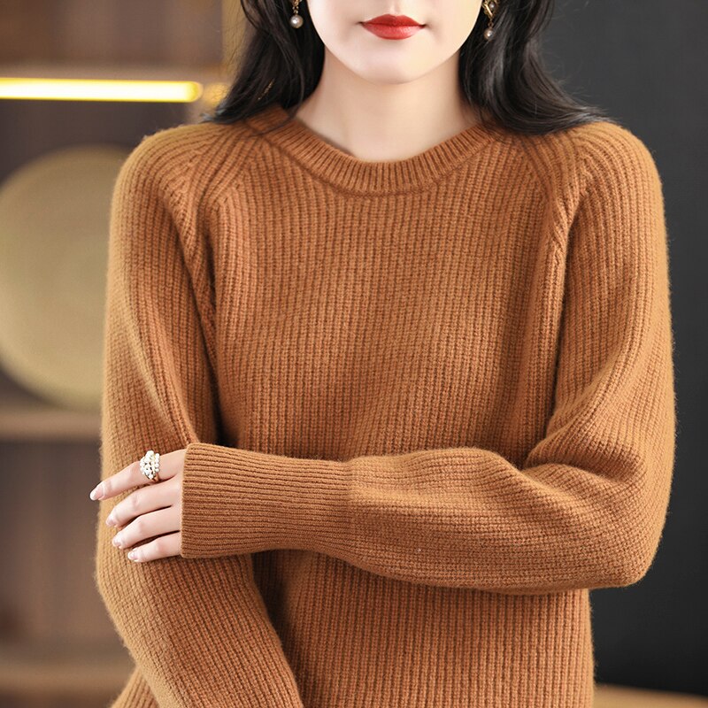 Turtleneck Sweater Woman Winter 2022 100% Merino Wool Cashmere Sweaters Women Clothes Knitted Pullover Korean Fashion Jumper Top