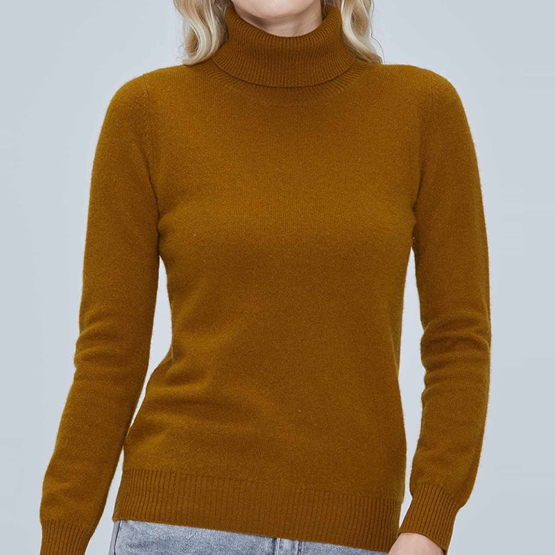 Winter Clothes Women Knitwears Cashmere Sweater Turtleneck Sweaters 100% Merino Wool Fall Warm Knit Pullovers Woolen Jumper Tops