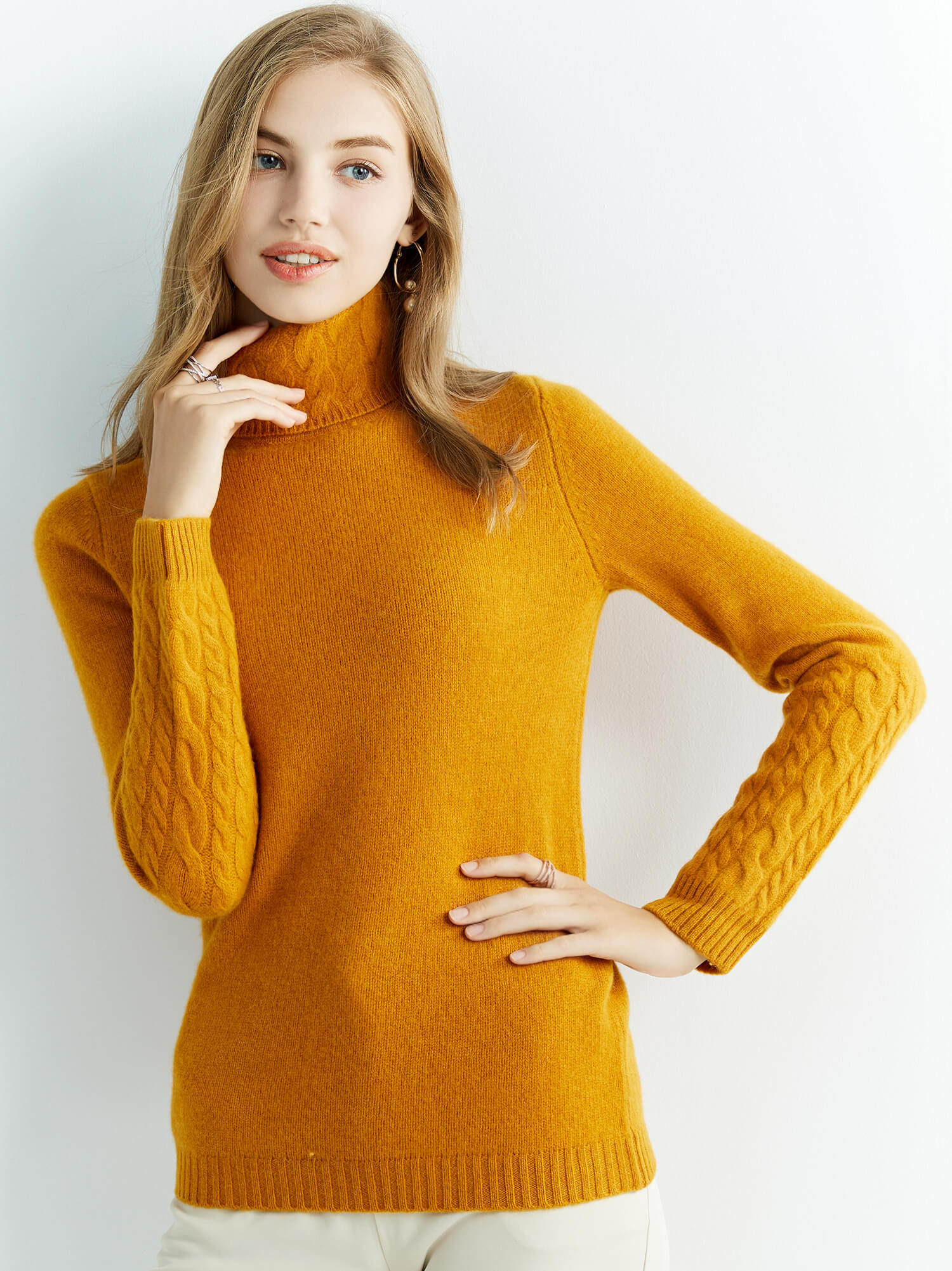 Cashmere Sweater Women's Knitted Sweater 100% Merino Wool Turtleneck Long Sleeve Pullover 2022 Autumn Winter Clothes Jumper Tops