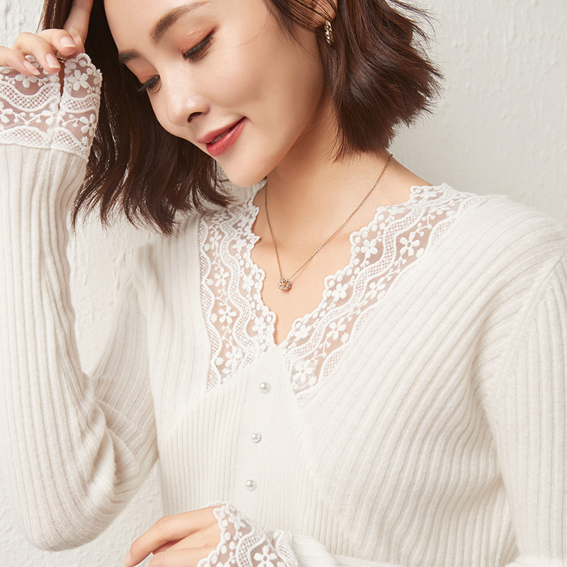 Women Sweater 100% Merino Wool Sexy Pullovers Winter Wool Knitted Sweater Jumpers Autumn Woman Slim Sweaters Knit Top