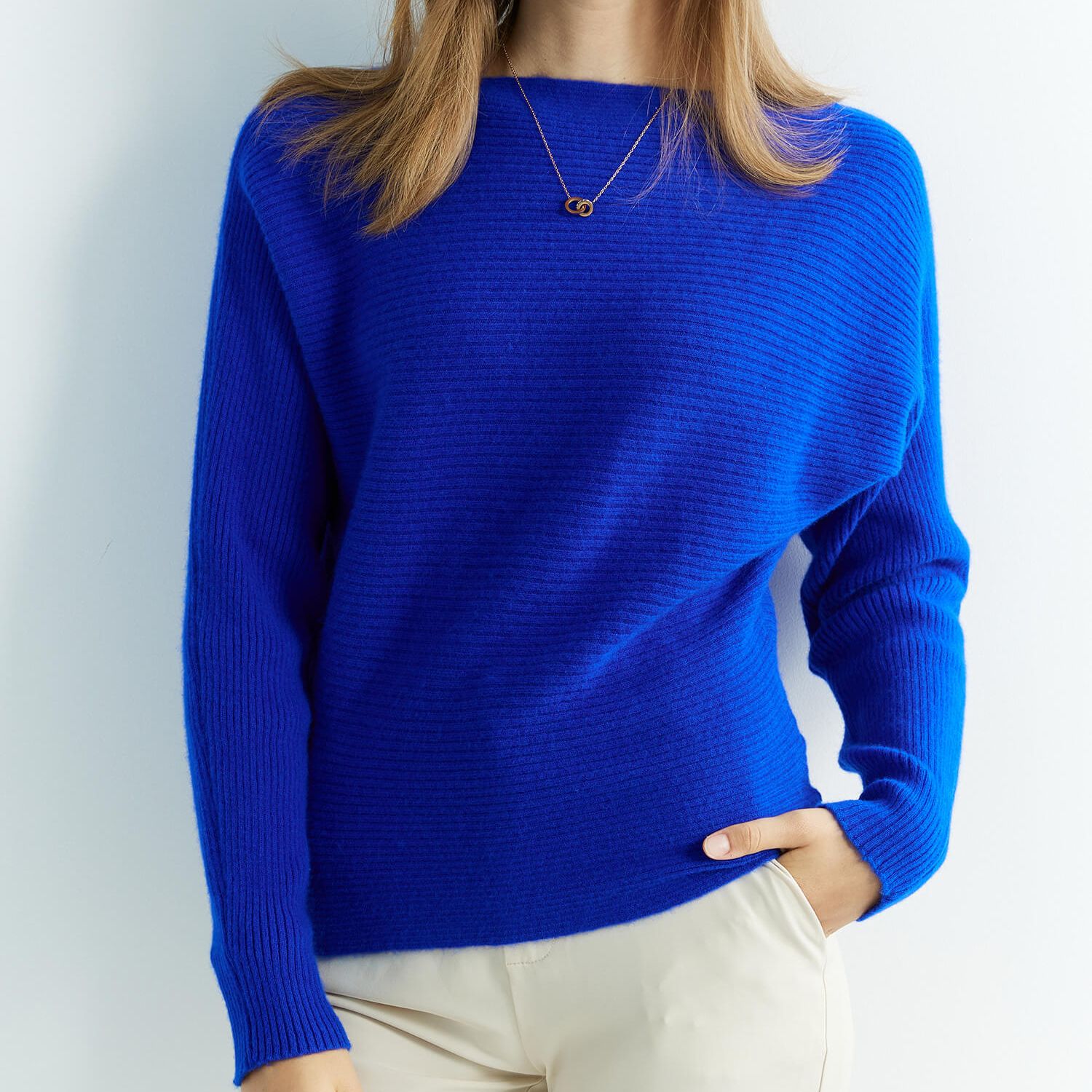 Women's Knitted Sweaters Cashmere Sweater 100% Merino Wool O-Neck Batwing Sleeve Pullover Winter Fall Jumper Clothing Top Female